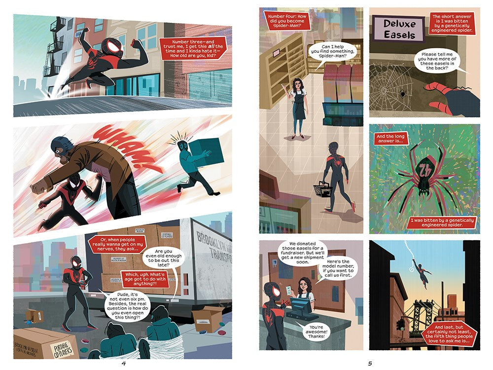 Miles Morales: Shock Waves by Justin A. Reynolds (Original Spider-Man Graphic Novel) (Paperback)