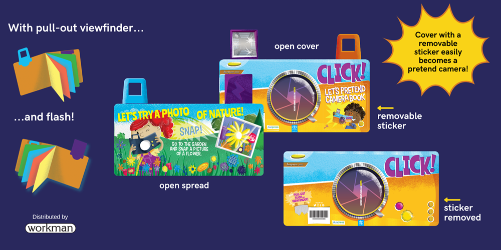 Click! Let's Pretend Camera Book by duopress labs (Board Book)