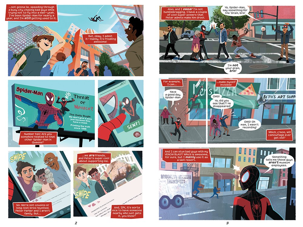 Miles Morales: Shock Waves by Justin A. Reynolds (Original Spider-Man Graphic Novel) (Paperback)