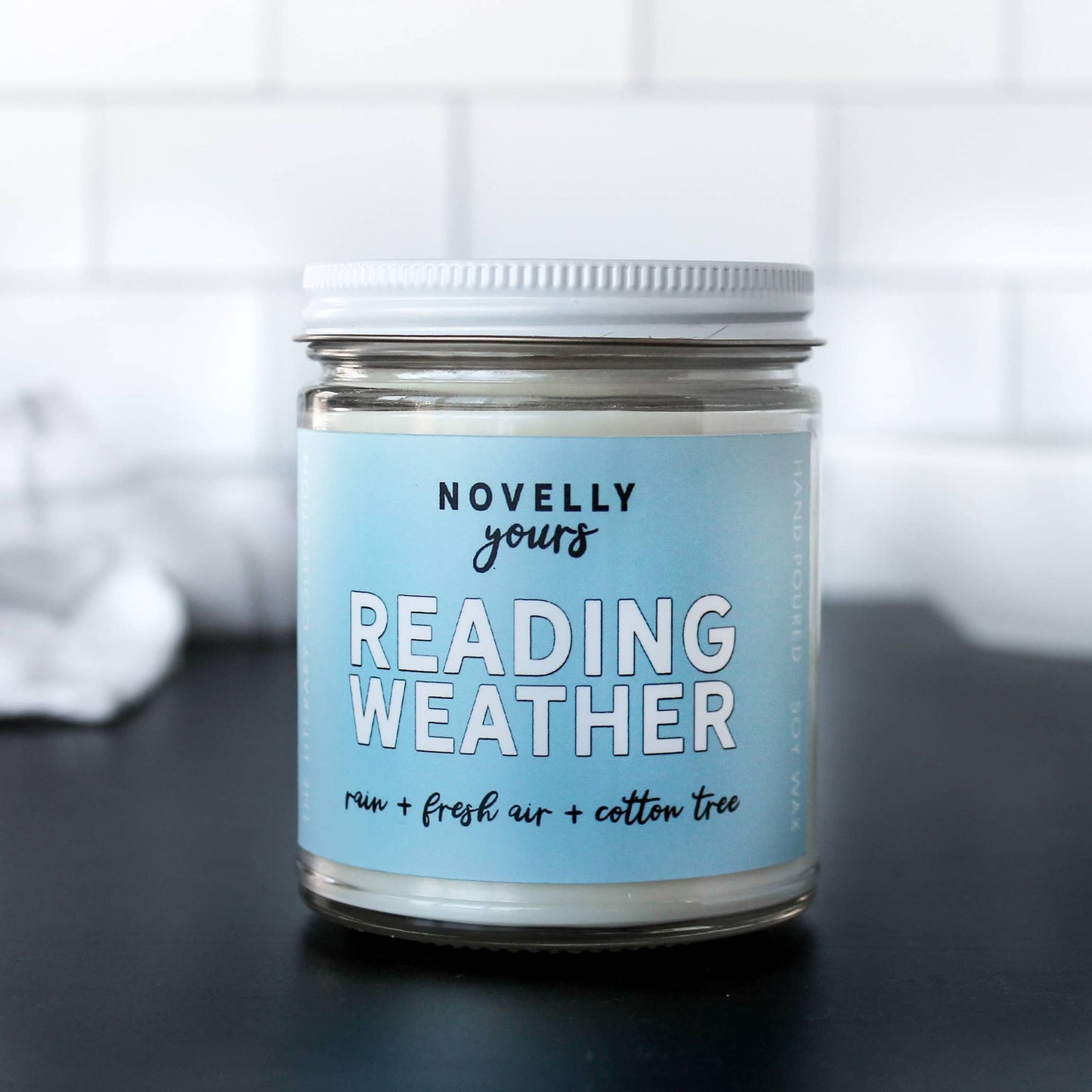 Reading Weather Candle by Novelly Yours Candles