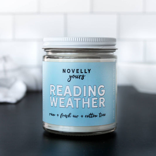 Reading Weather Candle by Novelly Yours Candles