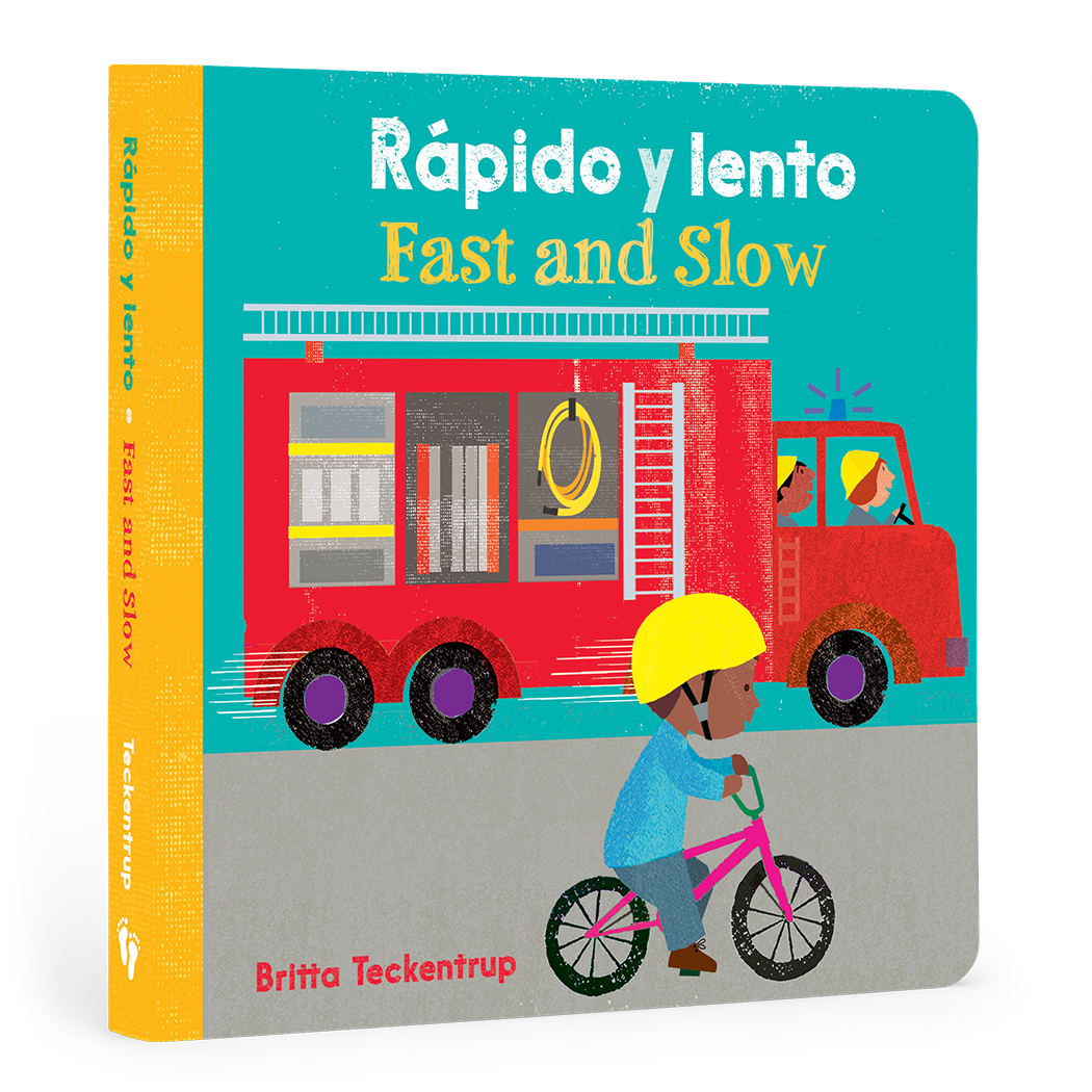 Rápido y lento / Fast and Slow by Britta Teckentrup (Board Book)